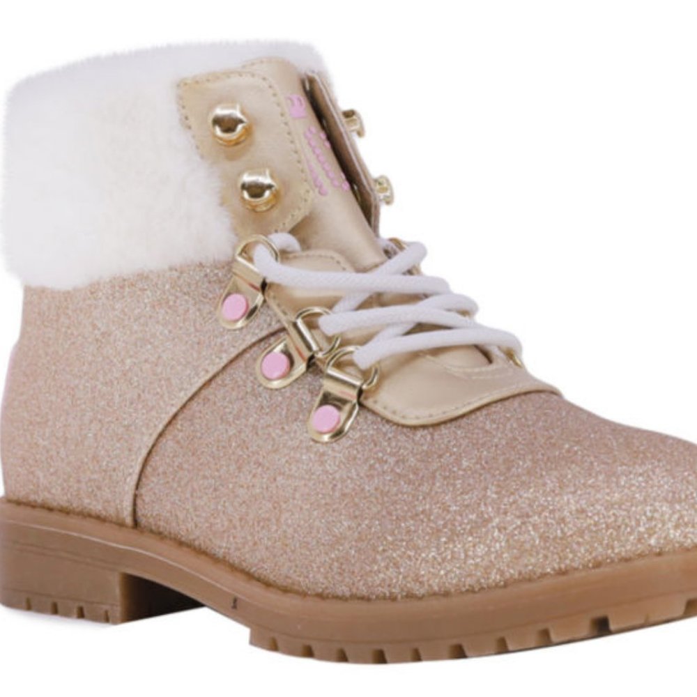 Juicy Couture Toddler/Little/Big Girls Castro Valley Hiking Boots - Rose Gold